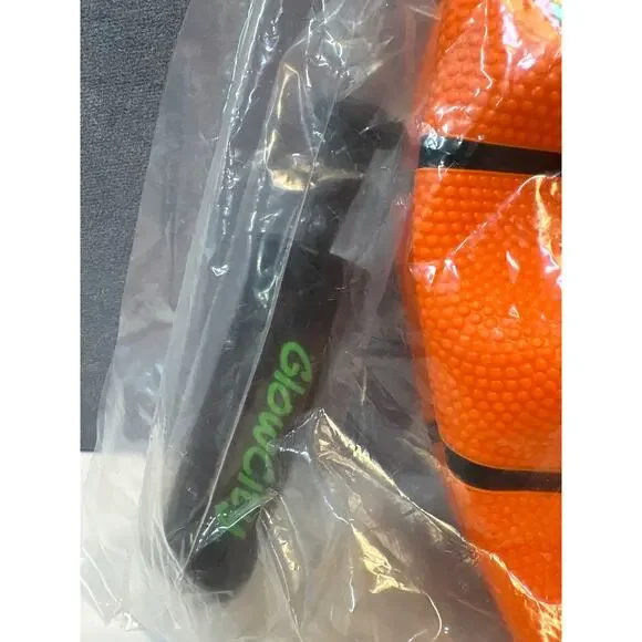 Glow in The Dark Basketball with Pump- Glowing Orange Basket Ball that Lights Up - Picture 3 of 4
